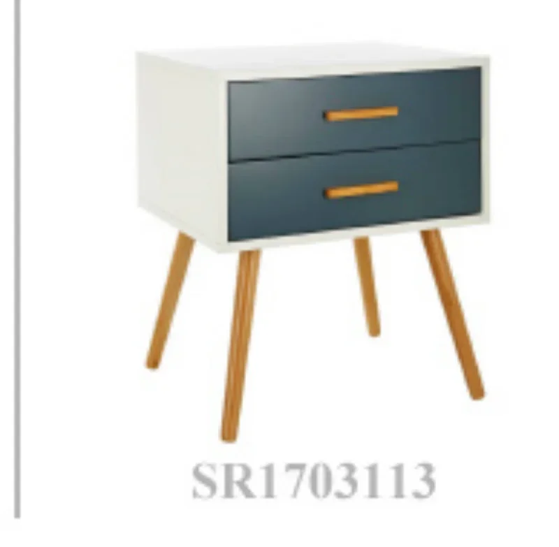 'Cheap Price Bedroom Furniture Best Modern Black Slim Narrow Simple Wooden Small Nightstand Bedside Tables With Storage Drawer