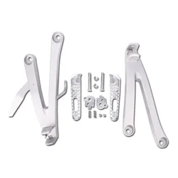 Motorcycle Aluminium Rear Passenger Footrest Foot Pegs Brackets for Honda CBR600RR CBR 600 RR F5 2007-2014 2008 2009 2010 2011