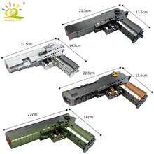 HUIQIBAO Desert Eagle Revolver Building Blocks Set #5