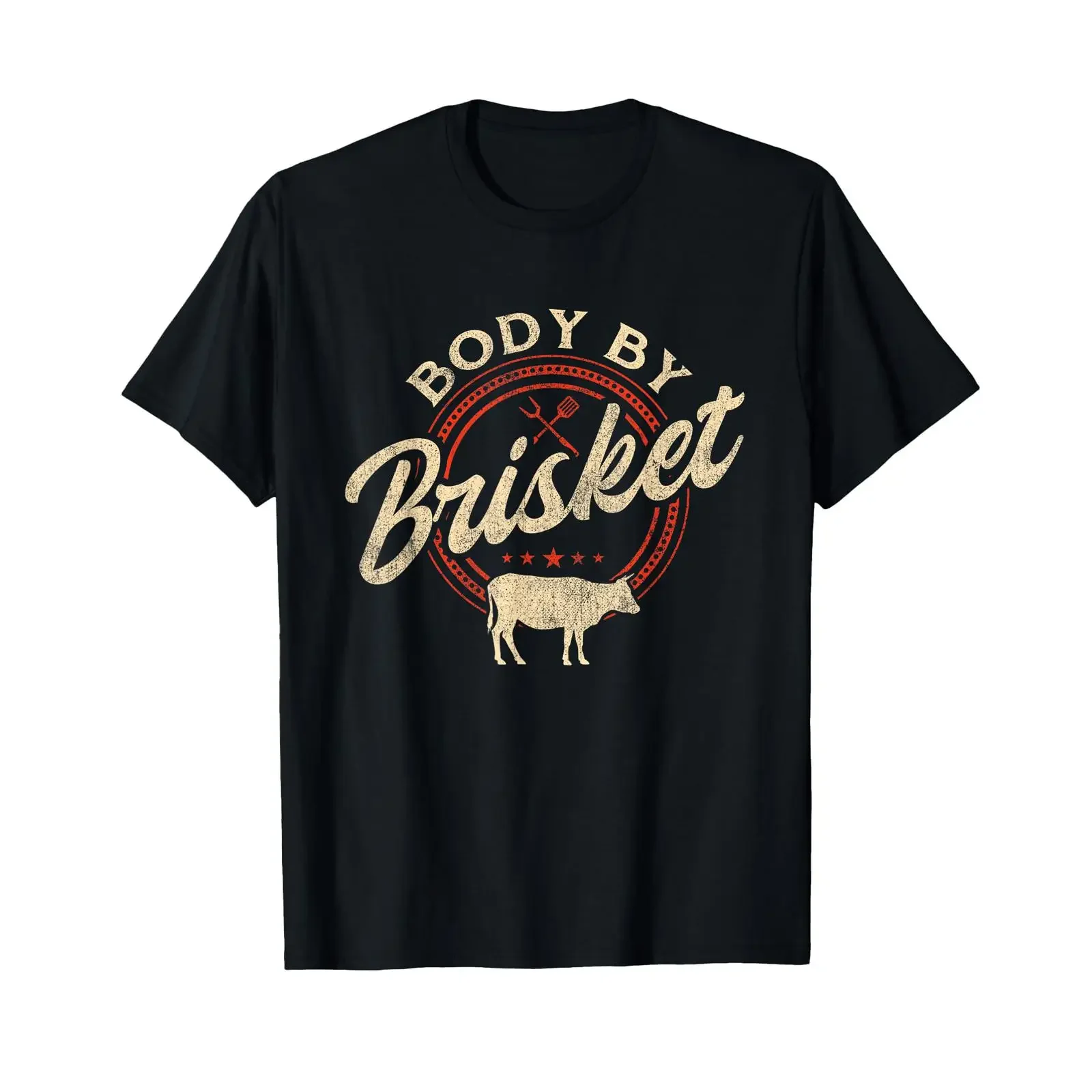 Sponsored Ad Body by Brisket Pitmaster BBQ Lover Smoker Grilling T Shirt vintage Washed Stylish fashion Comfortable