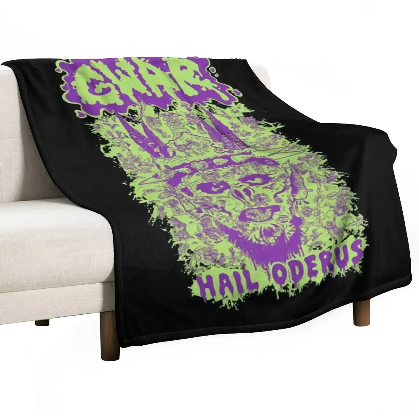 Maybe This Is Something That You Feel Very Liked About Gwar Band Throw Blanket Plaid on the sofa Cute Plaid Blankets