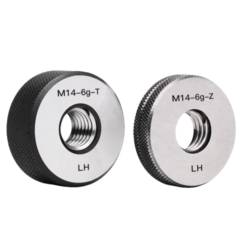 1SET(1*GO+1*NOGO) 6g Accuracy Left Hand M2-M16 Non-Standard Metric Thread Ring Gauge Measure Tools M2M3M4M5M6M7M8M9M10M11M12-M16
