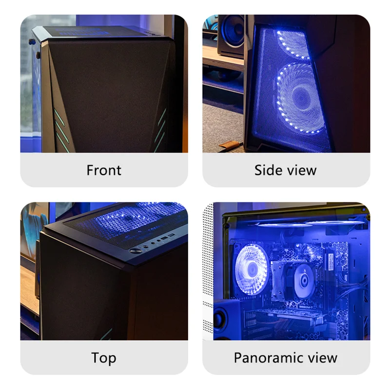

I5 12400F/RTX 4060 High Performance Computer Complete DIY Assembly Full Set For E-Sports Gaming Desktop Live Broadcast Design