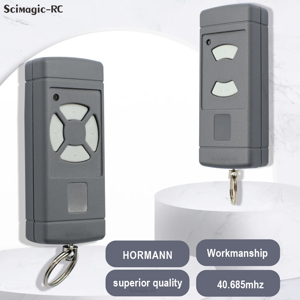 Imagem -03 - Controle Remoto Keychain para Garagem Compatível com Hormann Baixa Frequência Hsm4 Hsm2 Hs2 Hs4 Hse2 Hse4 40.685mhz