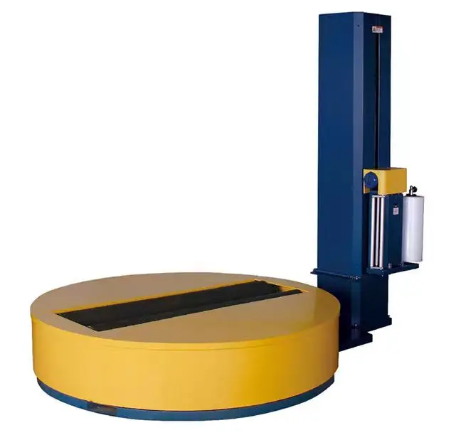 Pallet Stretch Film Wrap Rolling Wrapper  Automatic Cylinder Paper Roll Wrapping Machine Custom & Bulk Order