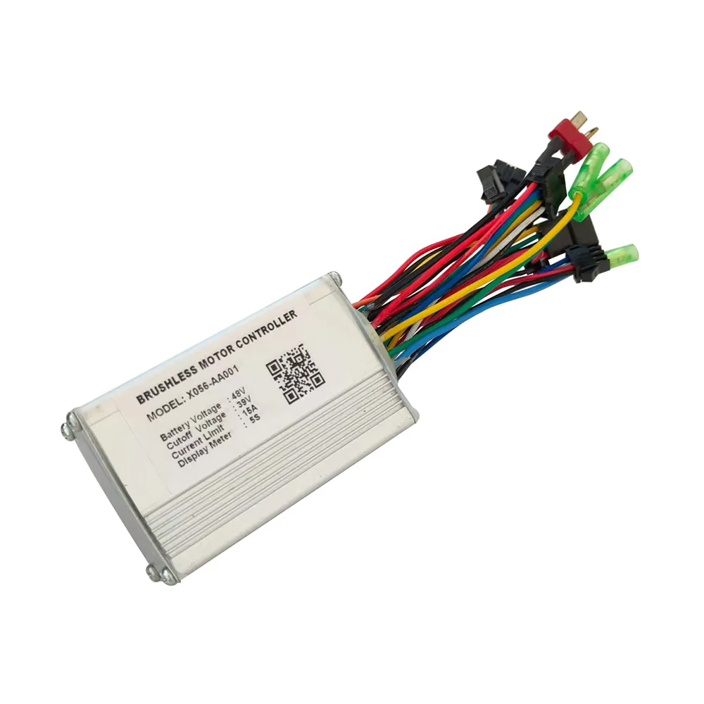 

X056-AA001 48V E-bike Brushless Motor Controller 15A for 5S Protocol Display Electric Scooters MTB Fat Bikes Accessories