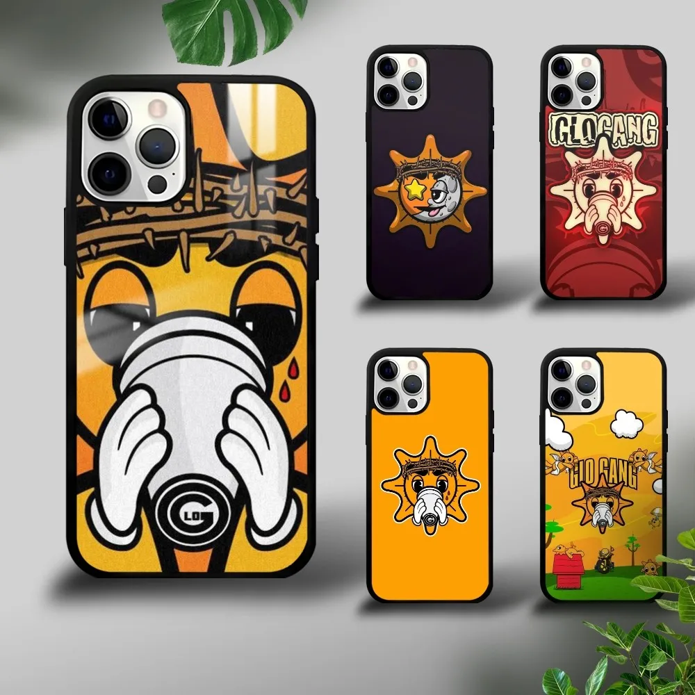Funda de teléfono G-Glo G-GangS C-Chief Keef para iPhone 16 15 14 13 12 11 Pro Xs Max Mini Plus Celulares Funda dura