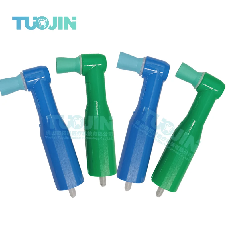 

20PCS Blue/Green Disposable Dental Polishing Prophy Angles Hard Cup Straight Handpiece Hearth Oral Care Tools