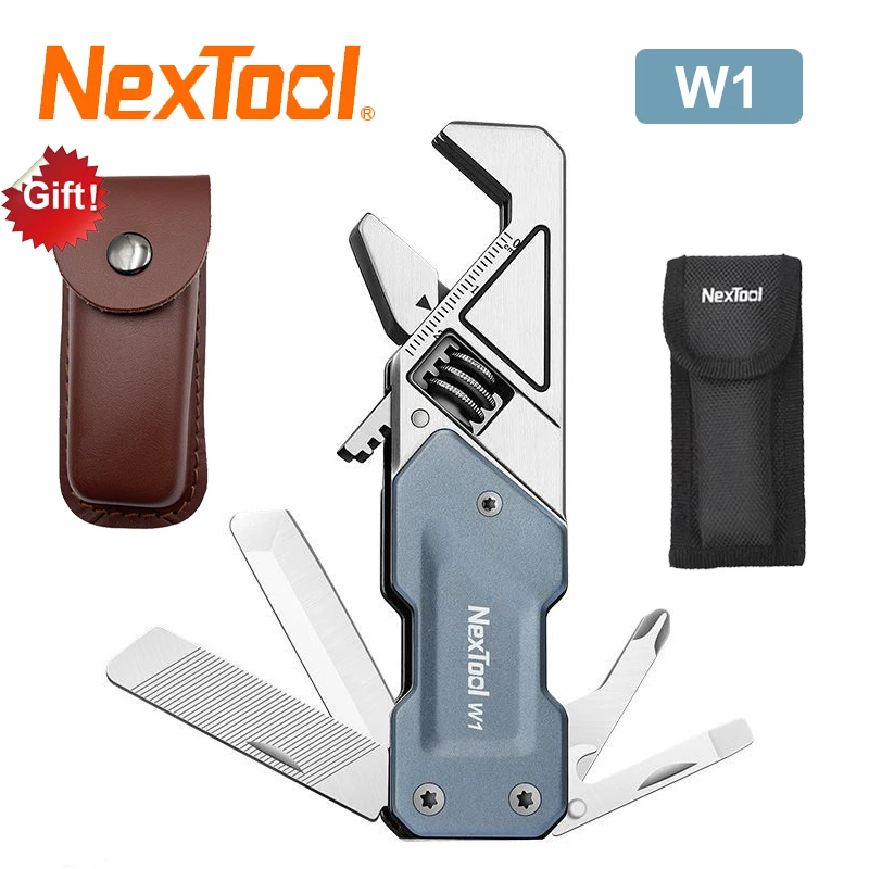 

NexTool Adjustable Wrench W1 Multitool Portable Multi-functional Folding Knife Screwdriver EDC Home Repairs with Gift