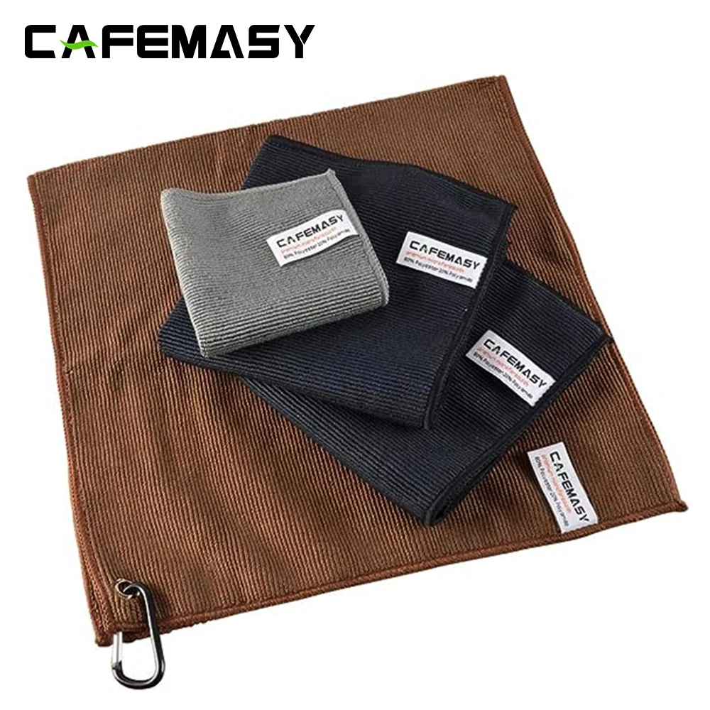 

CAFEMASY Cleaning Towels Soft Absorbent Micro Cleaning Cloth for Barista to Clean Steam Wand Coffee Home Kitchen Accessories