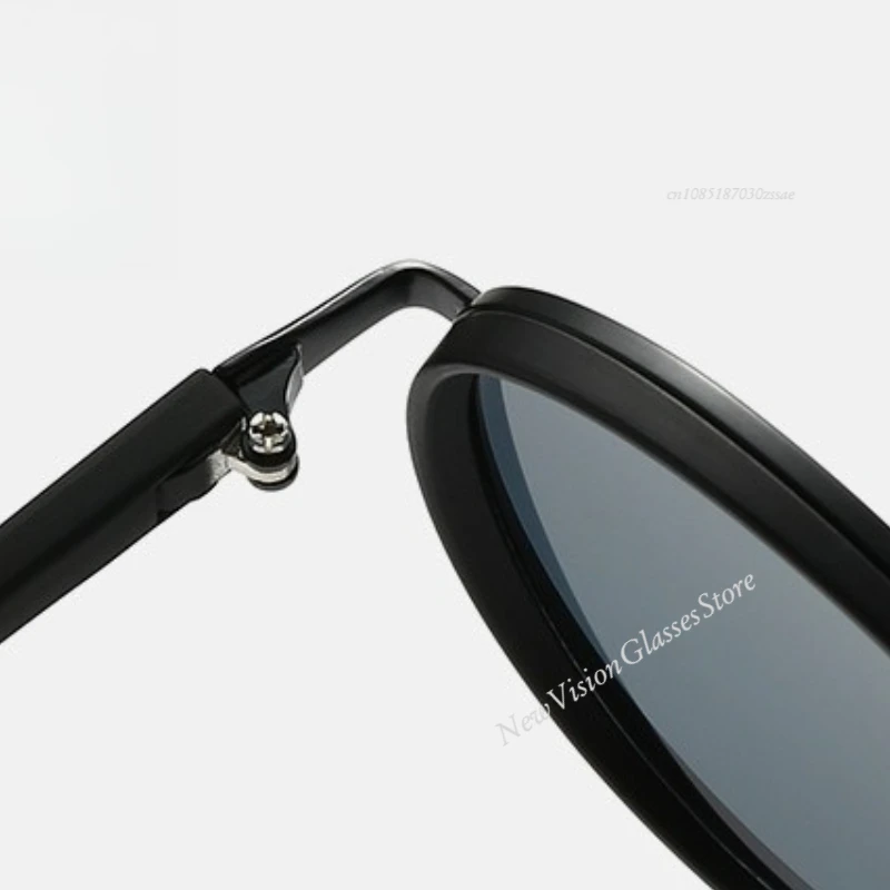 Vintage Designer Outdoor Sunglasses Men Round Fashion Plastic Titanium High Quality Sun Glasses Man UV Protection Glasses Woman image 3
