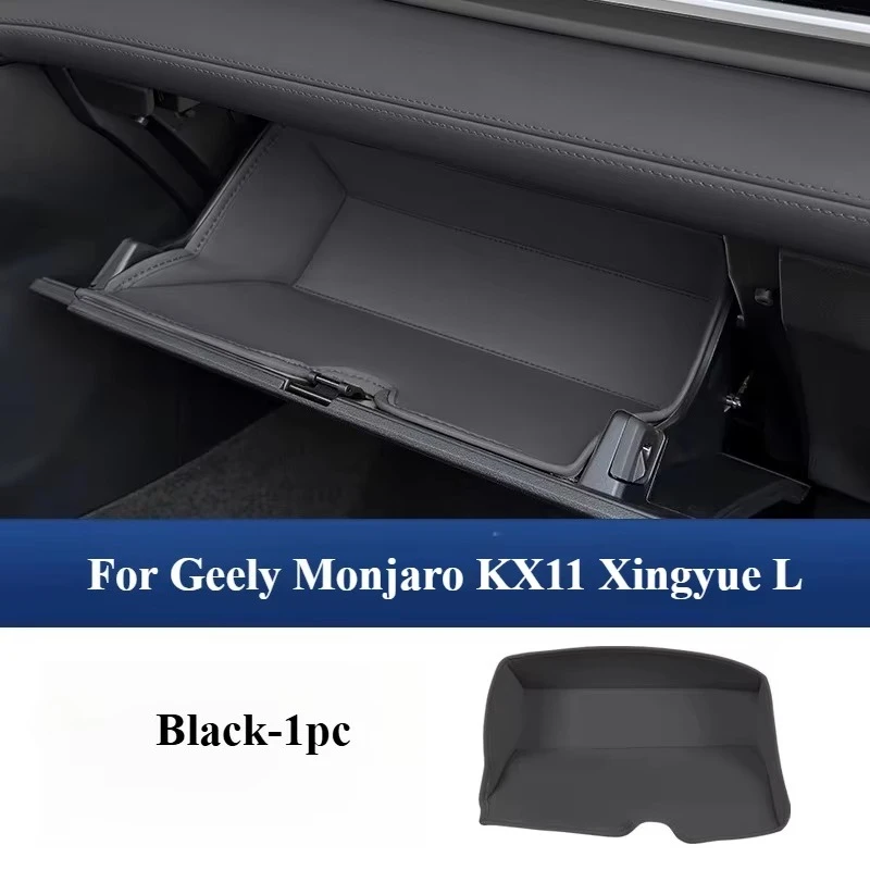 

Car Copilot Glove Box Protective Pad Mats Stowing Glove Box Storage Bag Pocket For Geely Monjaro KX11 Xingyue L 2021-2025