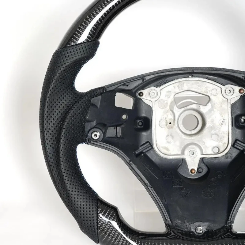 F01 F06 F10 F11 F15 F20 F21 F22 F30 F31 F32 F36 A6 M6 M Sport Heated Vibration Distro Paddle Steering Wheel Leather 3 Spokes