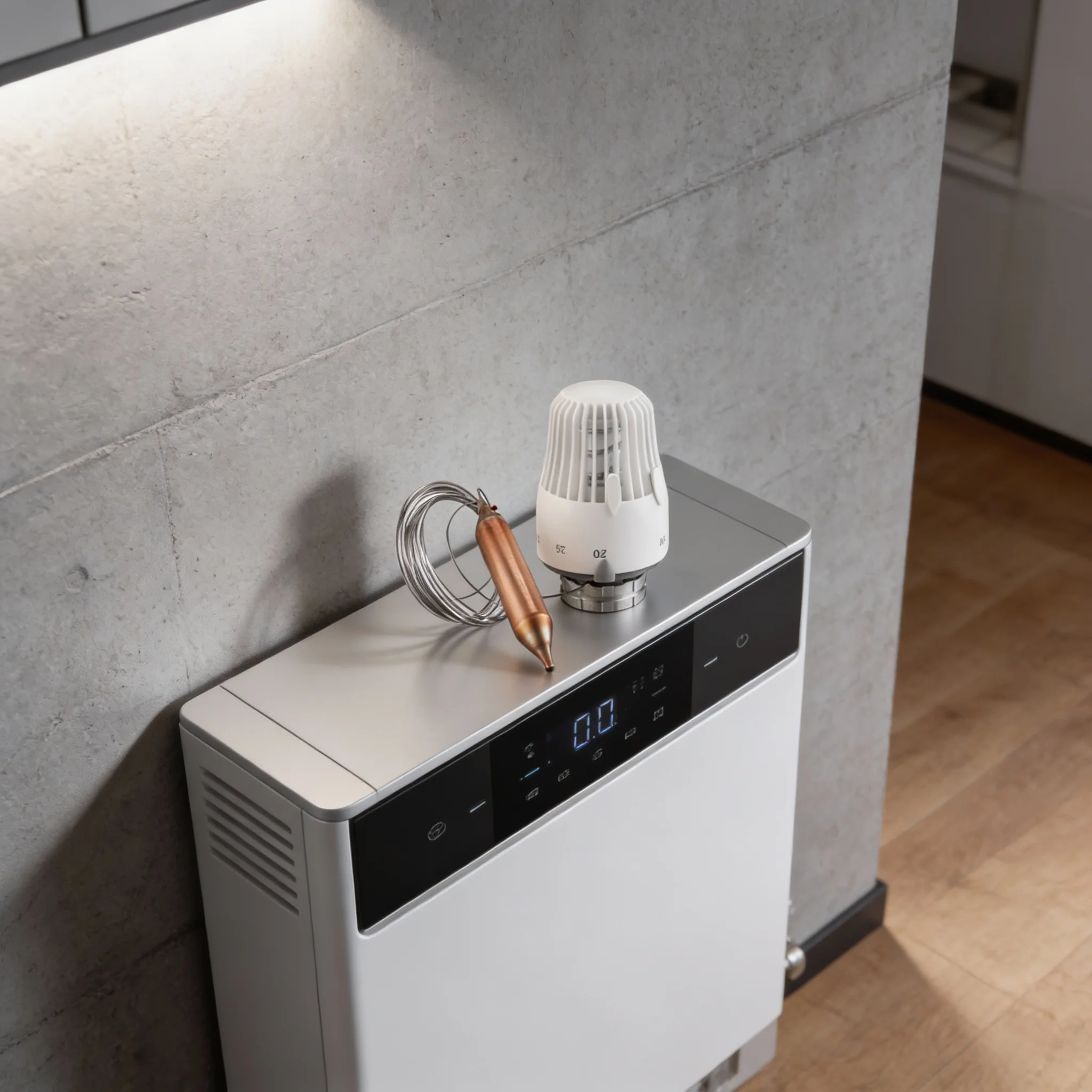 

1 шт., головка термостата с дистанционным датчиком K, белая, 2 метра, капиллярная трубка, клапан контроля температуры для генераторов горячей воды, нагревателей