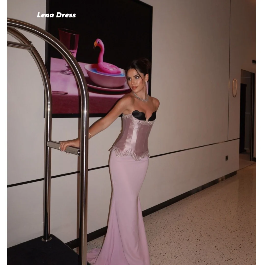 

Lena Customized Party Dresses Woman Purple Luxurious Party Dress Off the Shoulders Elegant Gowns Satin Fish Tail Ball Gown Dress