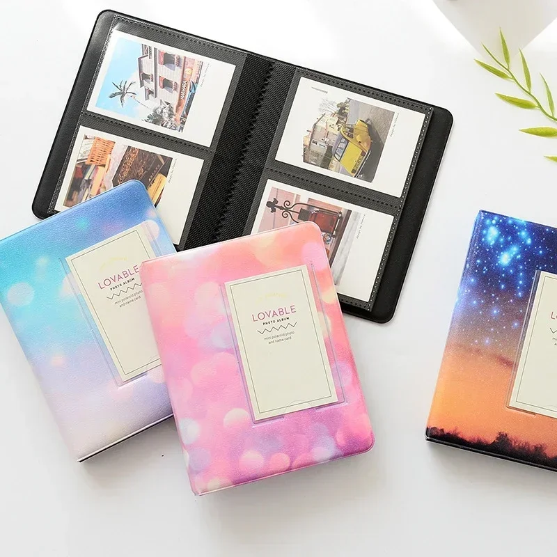 32 Pockets Starry Sky Photo Book Album 3 Inch For Fujifilm Instax Mini Films Album Instax Mini 9 8 7s 90 70 25 Name Card Holder