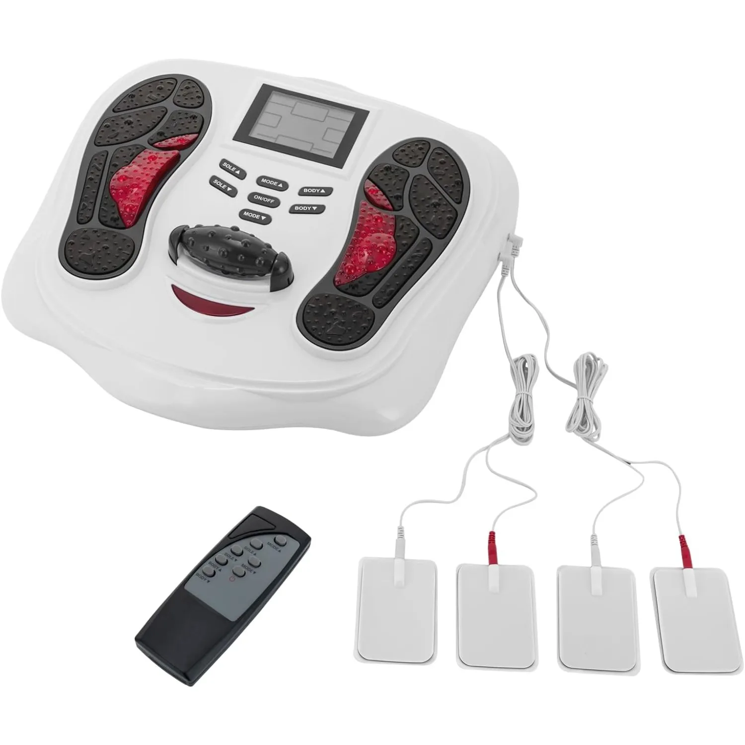 Fußmassagegerät, Shiatsu Elektrisches Fußmassagegerät mit Fernbedienung, Massagest 2017.ke 99 Stufen, Abschaltautomatik, Medic Durc