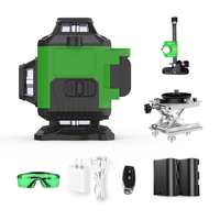 Industrial 16-Line Green Beam Laser Cross 3D Auto Rotary Construction Nivel Level Machine Tool Lazer Level Tool