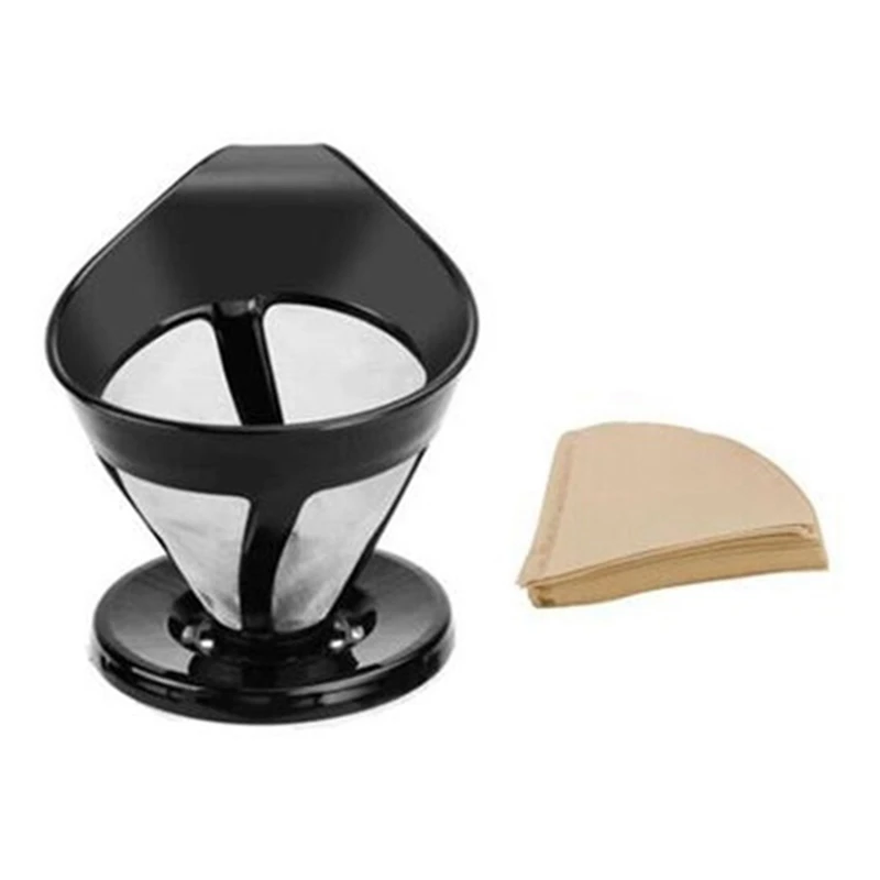 

Pour Over Coffee Dripper, 2-4 Cups Coffee Filter Reusable Coffee Filter Cone Coffee Filter Slow Dripper Coffee Filters