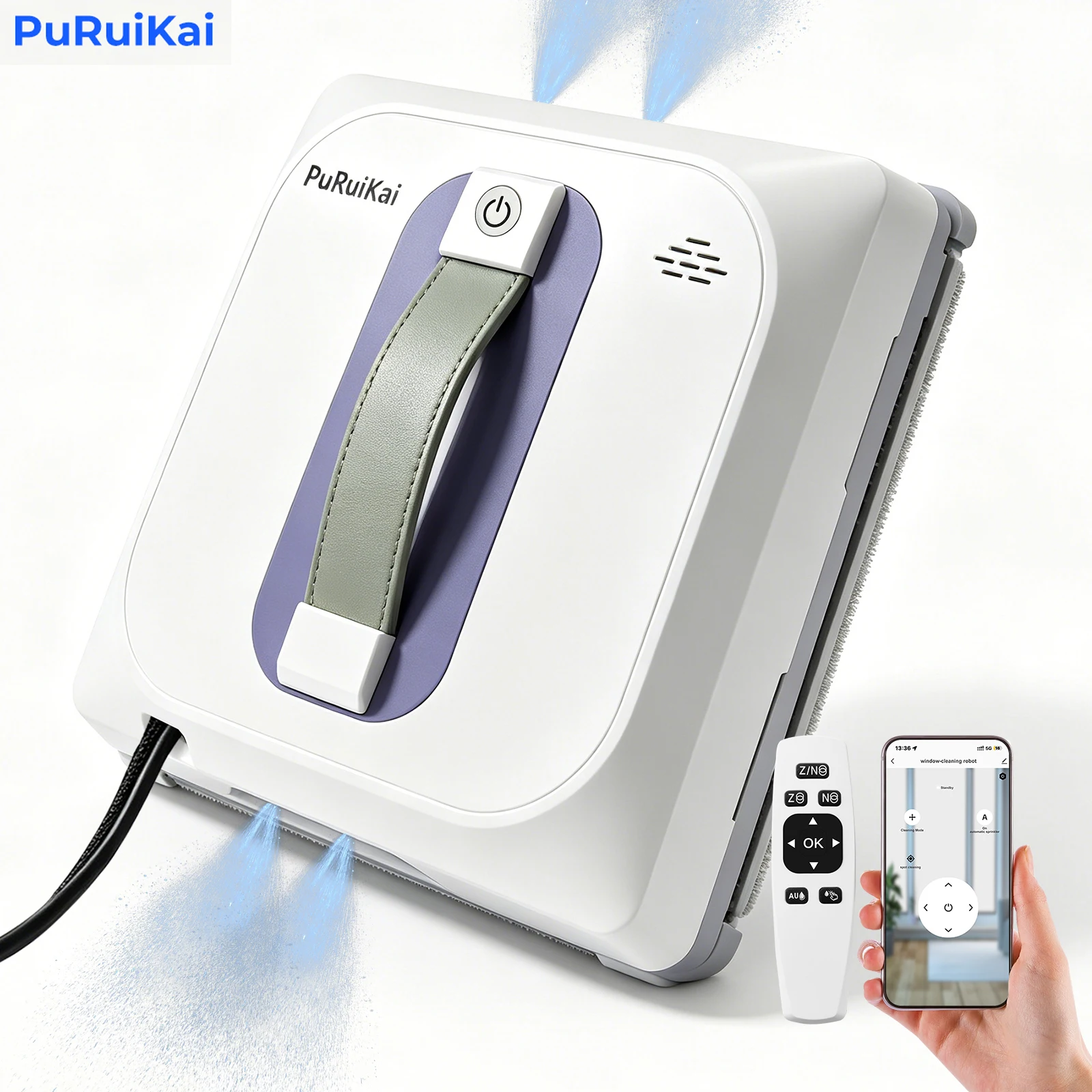 Robot do czyszczenia okien PuRuiKai 28 z Polski za $85.62 / ~324zł