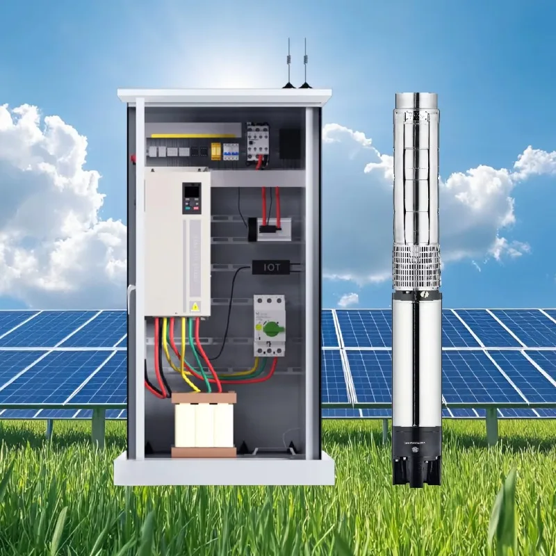 

5.5kW 7.5HP PV Powered Off-grid AC DC Hybrid Economical Water Pump Controller Kit Solar Irrigation System For Farmland