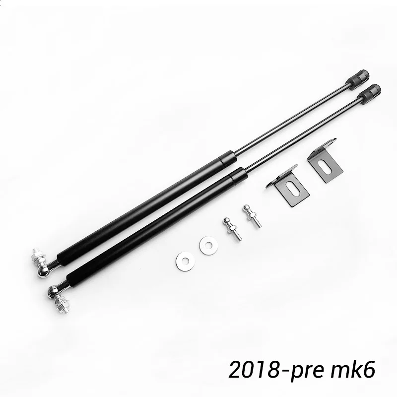 Refit Bonnet Hood Cover Gas Spring For VW Polo 2019-2024 MK6 Shock Lift Supporting Strut Bars Support Rod Styling