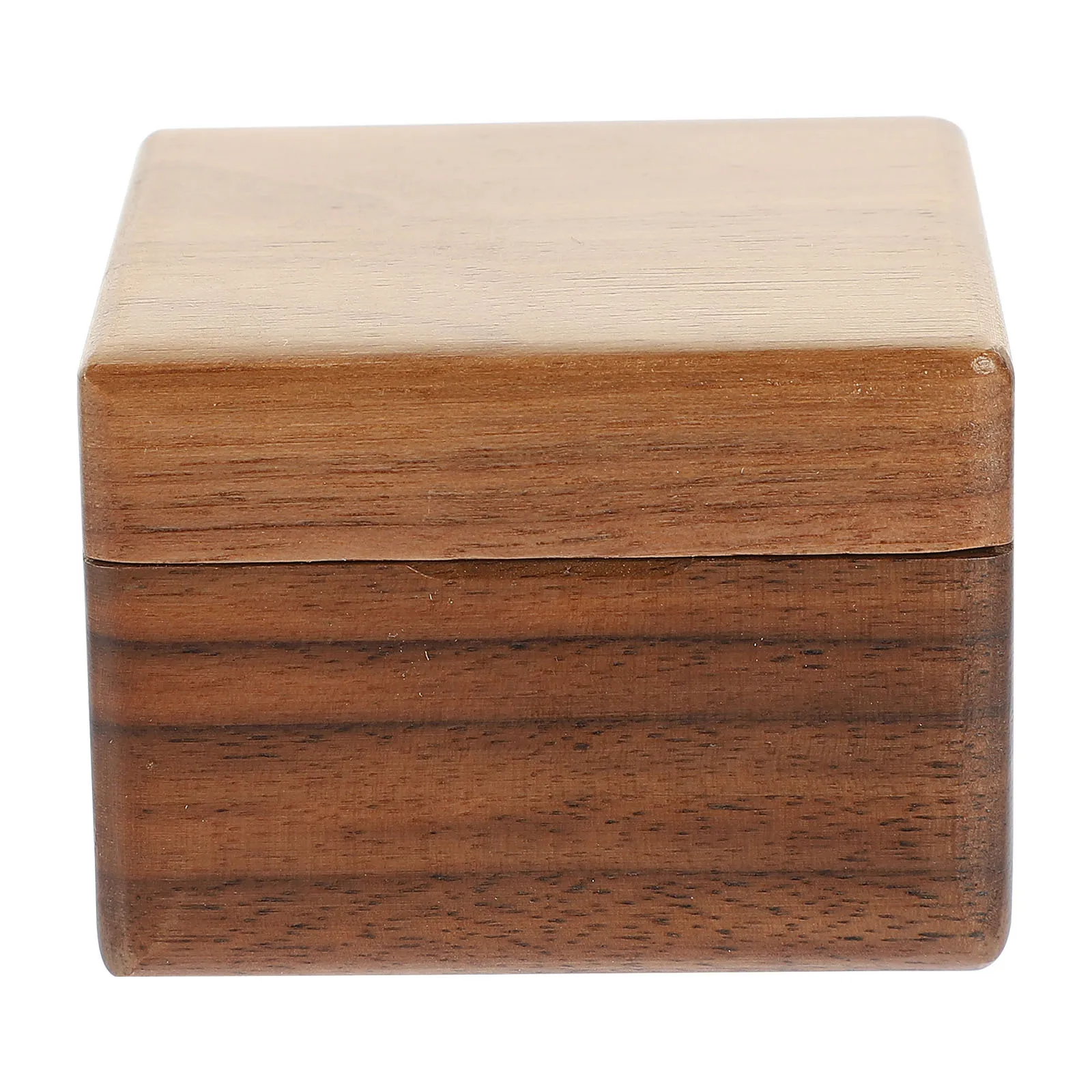 حامل حلقة خشبي رقيق، مادة من الدرجة الجيدة، استخدام طويل الأمد، اقتراح رومانسي لذكرى الزفاف، صندوق خاتم #1