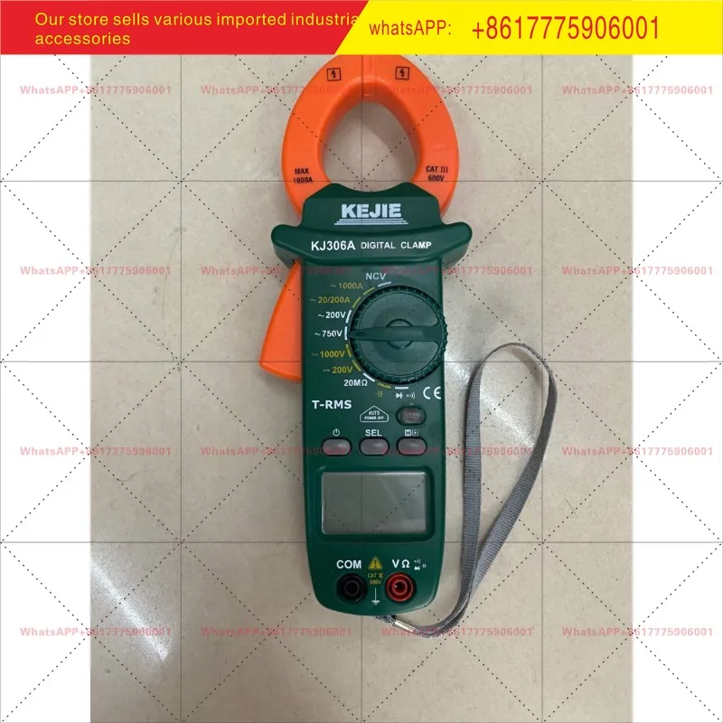 Kejie KJ306A digital clamp multimeter high current capacitance induction voltage automatic shutdown backlight