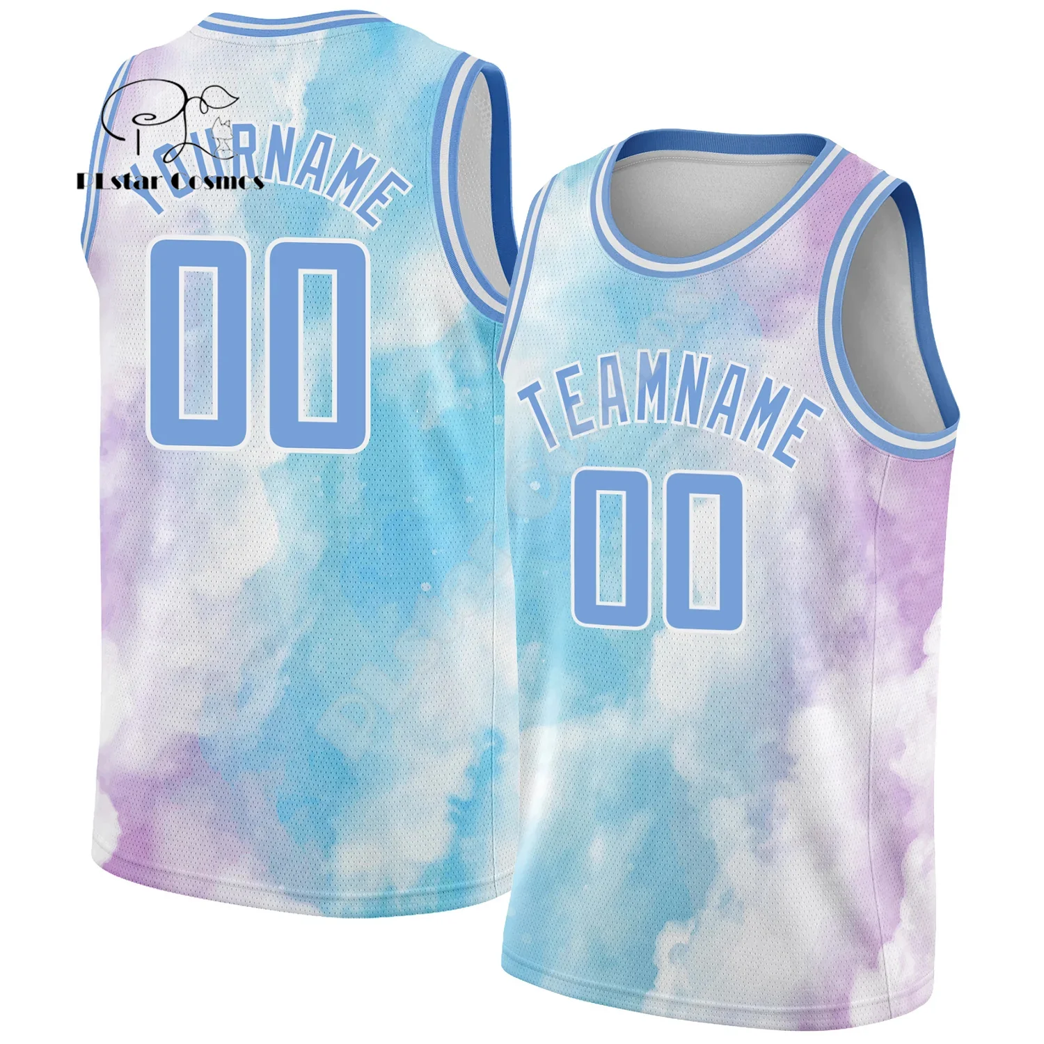 Custom Name Colorful Vintage Basketball Jersey Shirts Breathable Drop Shipping 3DPrint Summer Casual Tank Top Vest Sleeveless 17