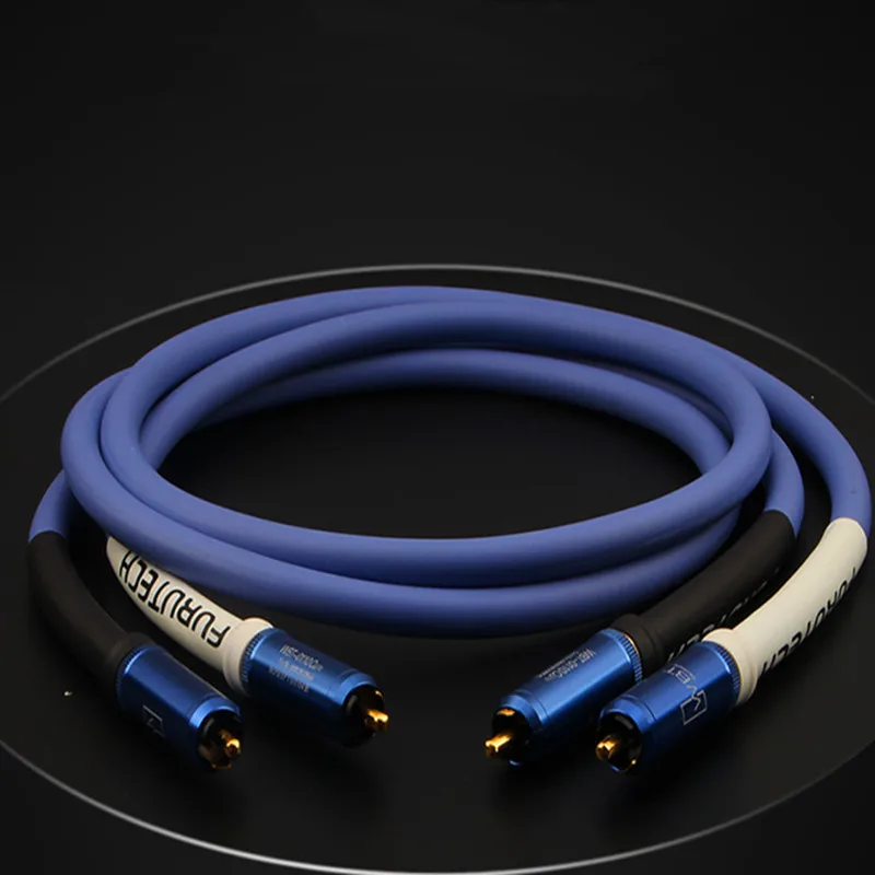 Para niezwykłe Furutech alfa OCC αS22 audiophile kabel audio RCA wzmacniacz mocy CD wzmacniacz lampowy zgodnie z WBT wtyczka RCA