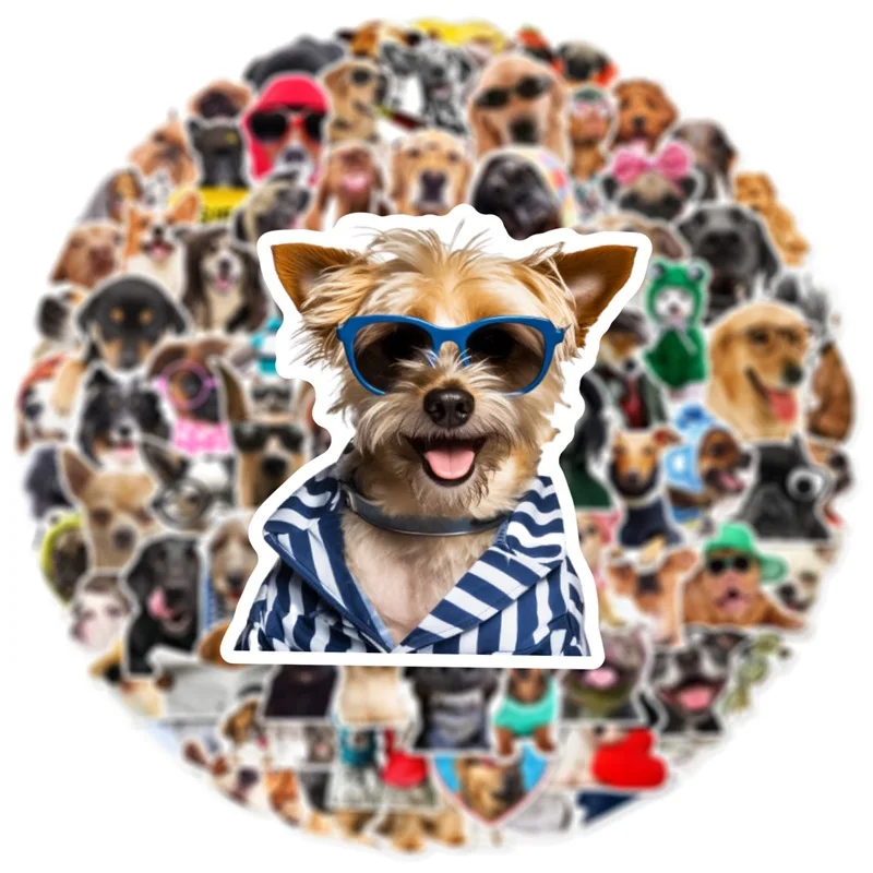 10/30/50/100PCS Cute Dog PVC Sticker Aesthetic Children\'s Korean Stationery School Supplies DIY Decoration Scrapbooking for Kids