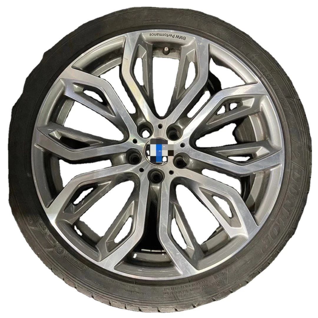 Wheel hub Wheel Rims Aluminium Alloy Black Silver for BMW X6 X5 OEM Customized Color Design Chrome Material Original Impact