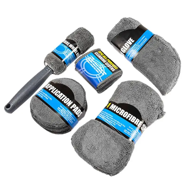 

Car Wash Detailing Set Car Cleaning Brushes Sponges Towels For Car Air Vents Rim Cleaning Dirt Dust Clean Tools