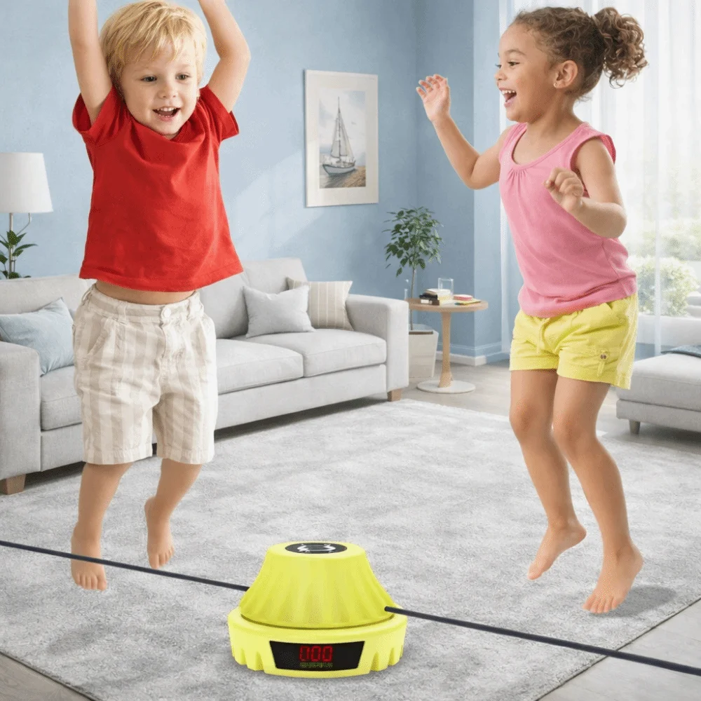 Remote Control Smart Skipping Machine LED Display Automatic Counting Automatic Jump Rope Adjustable Speed Dense Structure