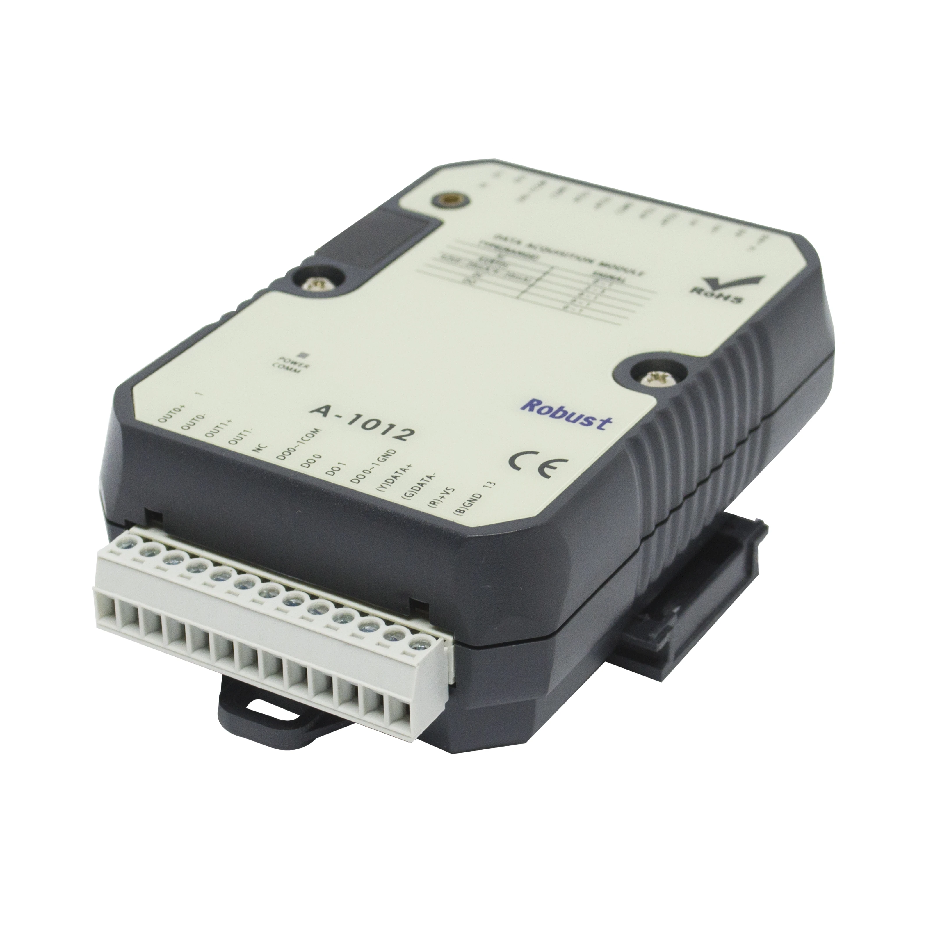 아날로그 I/O 모듈, RS-485 포트, Modbus(A-1012)*, 2DI, 4AI, 2DO, 2AO