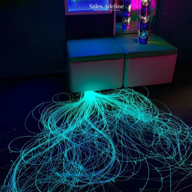 Fiber optic cushions light up sensory toys to relieve anxiety, fiber optic fiber bundles for children with autism