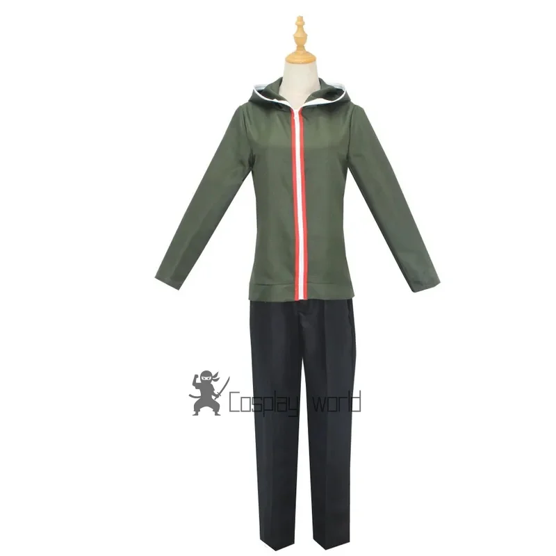 Naegi Makoto أزياء تنكرية لحفلات الرسوم المتحركة للجنسين بدلة الهالوين إكسسوارات ملابس للنساء والرجال