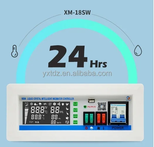 Factory price XM-18SW Intelligent Egg Incubator Controller Remote Intelligent Control Hatching Machine with WIFI App System