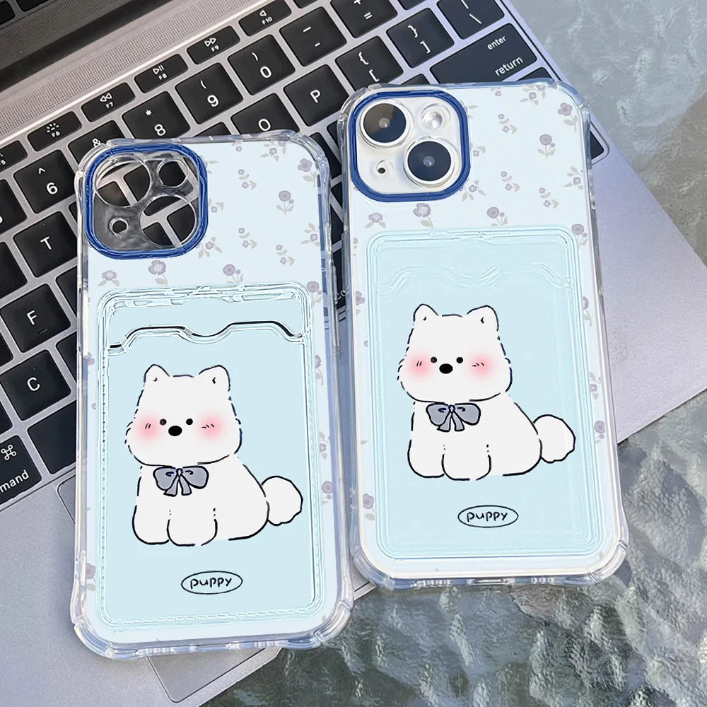 Soft TPU Card Slot Bag Holder Case For Samsung A55 A54 5G S24 Ultra Funda S23 S22 S21 Plus FE A72 A71 A73 A16 A06 A05S A35 Cover