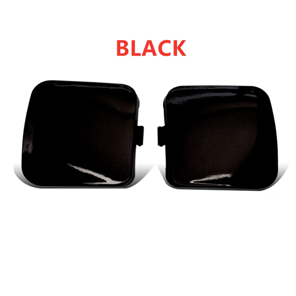 2 Pieces Front Bumper Tow Hook Eye Hole Cap Tug Haul Piece Trailer Guard Lid For Toyota RAV4 2009-2012