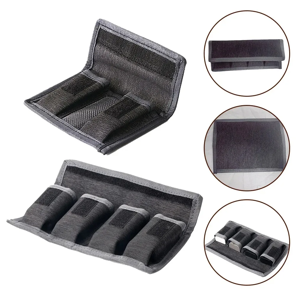 2/4Slots DSLR Batterie Tasche Wasserdichte Tragbare Kamera Batterie Durchführung Lagerung Fall Halter Tasche Für Kamera Gadgets