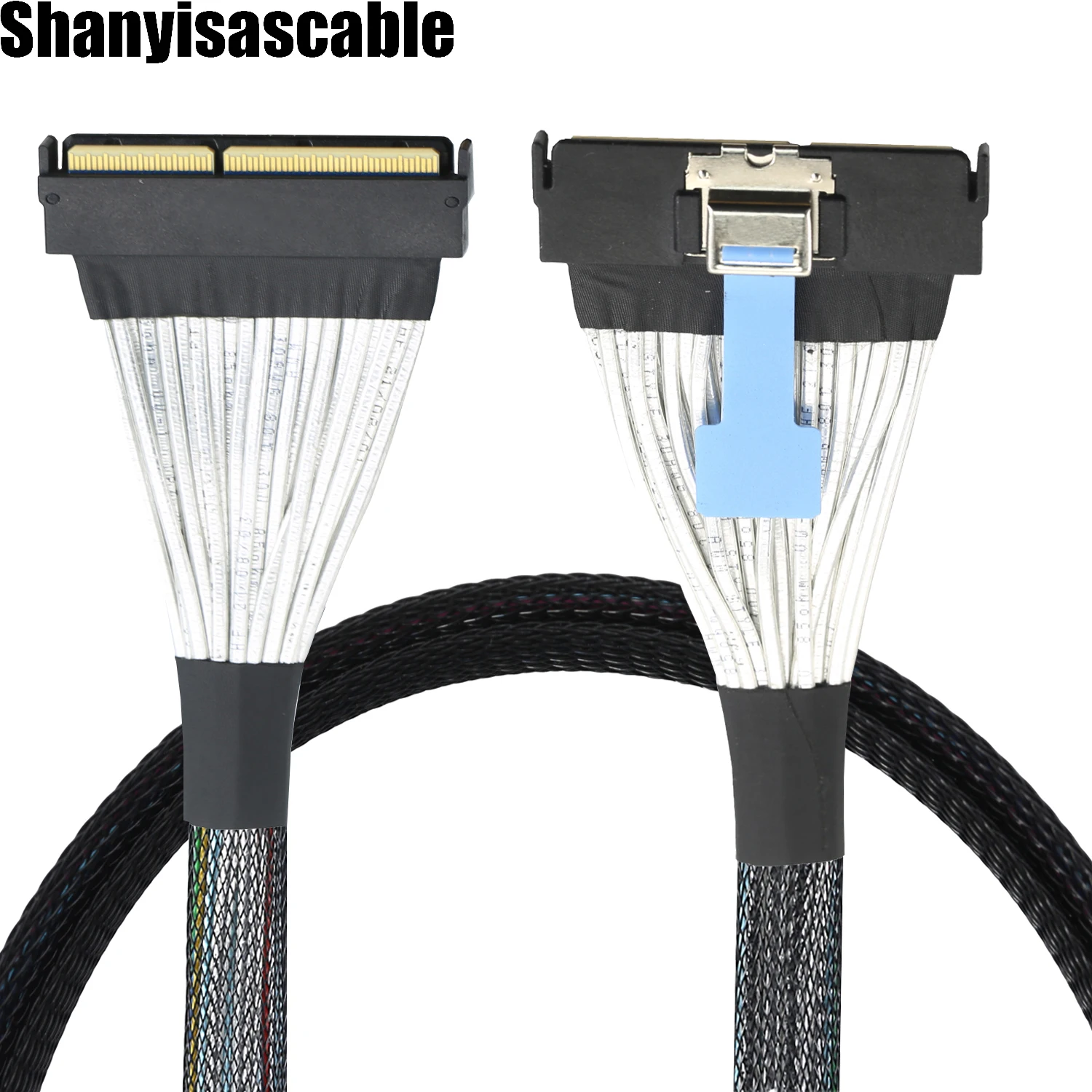 High Speed MCIO 5.0 Extension Cord 124Pin 16I Slimline SAS Male to Male Connect Wire