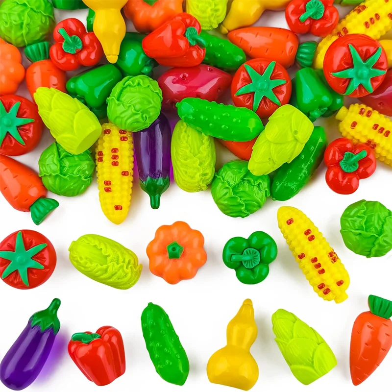 

10/20 Pcs Mini Resin Vegetable Figurines Miniature, Tiny Fake Vegetables for DIY Crafts Landscapes Garden Home Decoration