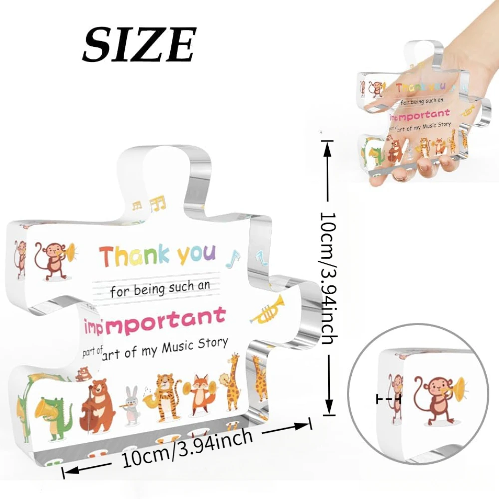 [2D Flat] Gifts for Music Teachers – Music Teacher Appreciation Gifts, Christmas Gift for Teacher, Thank You End of Year Teache