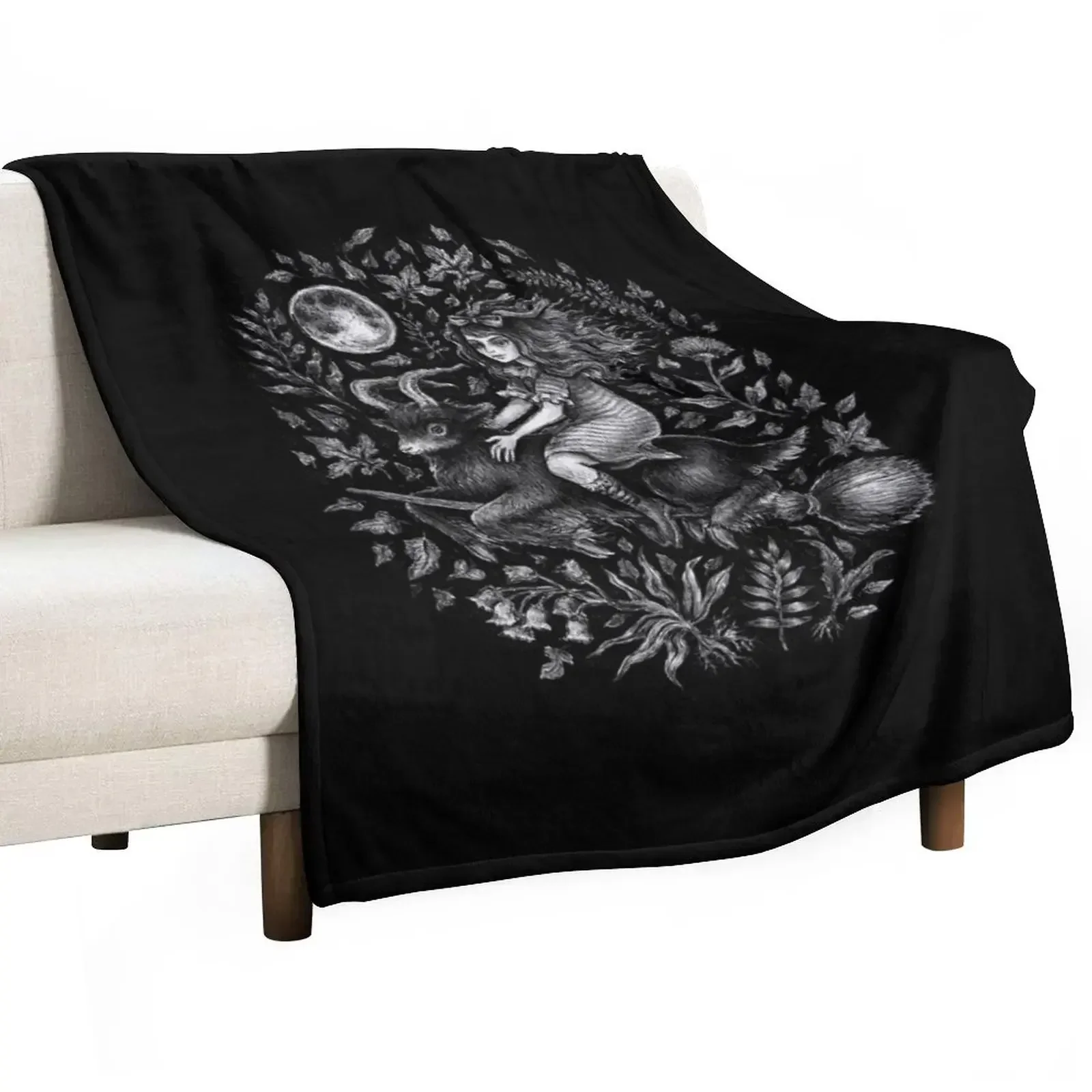 

VVITCH - color variant 2 Throw Blanket Luxury Designer Bed Fashionable Sofa Moving Blankets