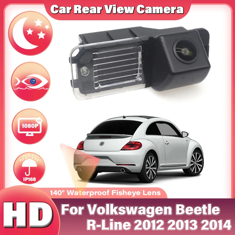 Rear view Camera For Volkswagen Beetle R-Line 2012 2013 2014 CCD Night Vision Reverse Camera Waterproof high quality RCA