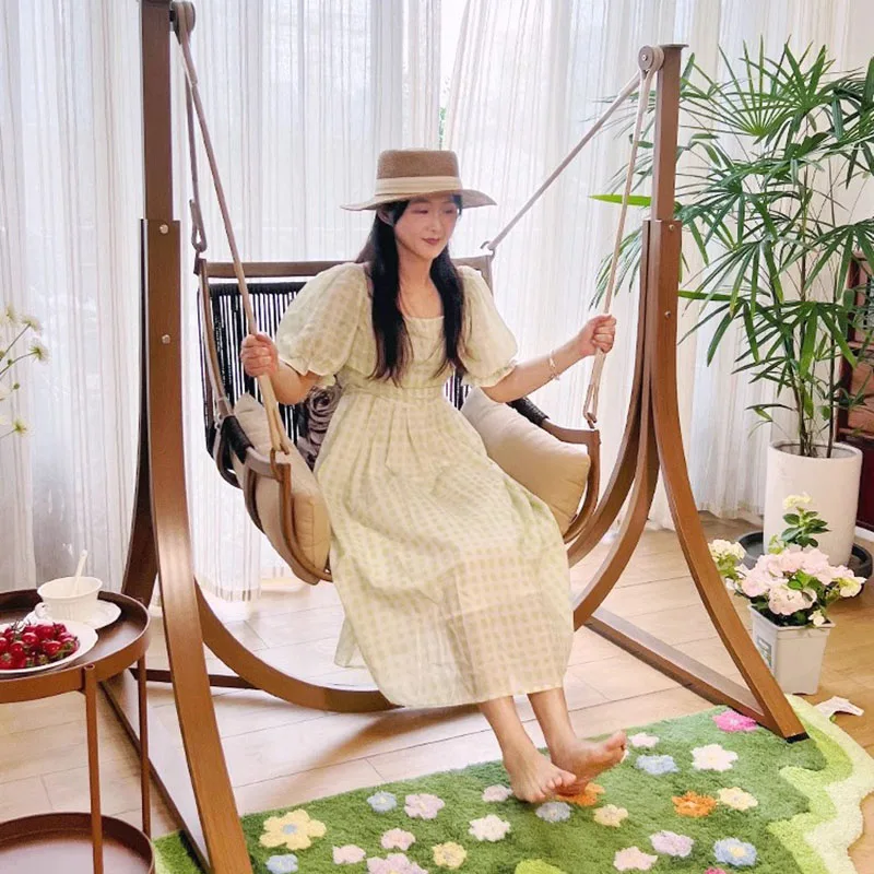 

Homestay Personality Patio Swings Fashion Balcony Courtyard Hotel Patio Swings Villa Leisure Outdoor Furniture Columpiar Lsqq