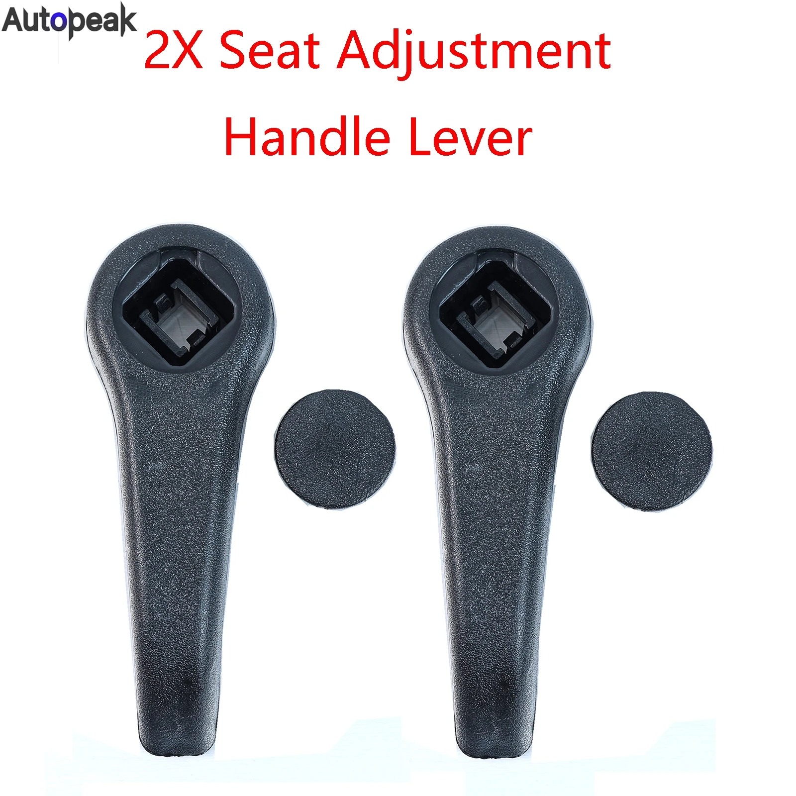 

2X For Renault Clio MK2 Twingo MK1 Seat Base Adjustment Handle Lever Left Right Black Plastic Replacement 7701470827 7701205708