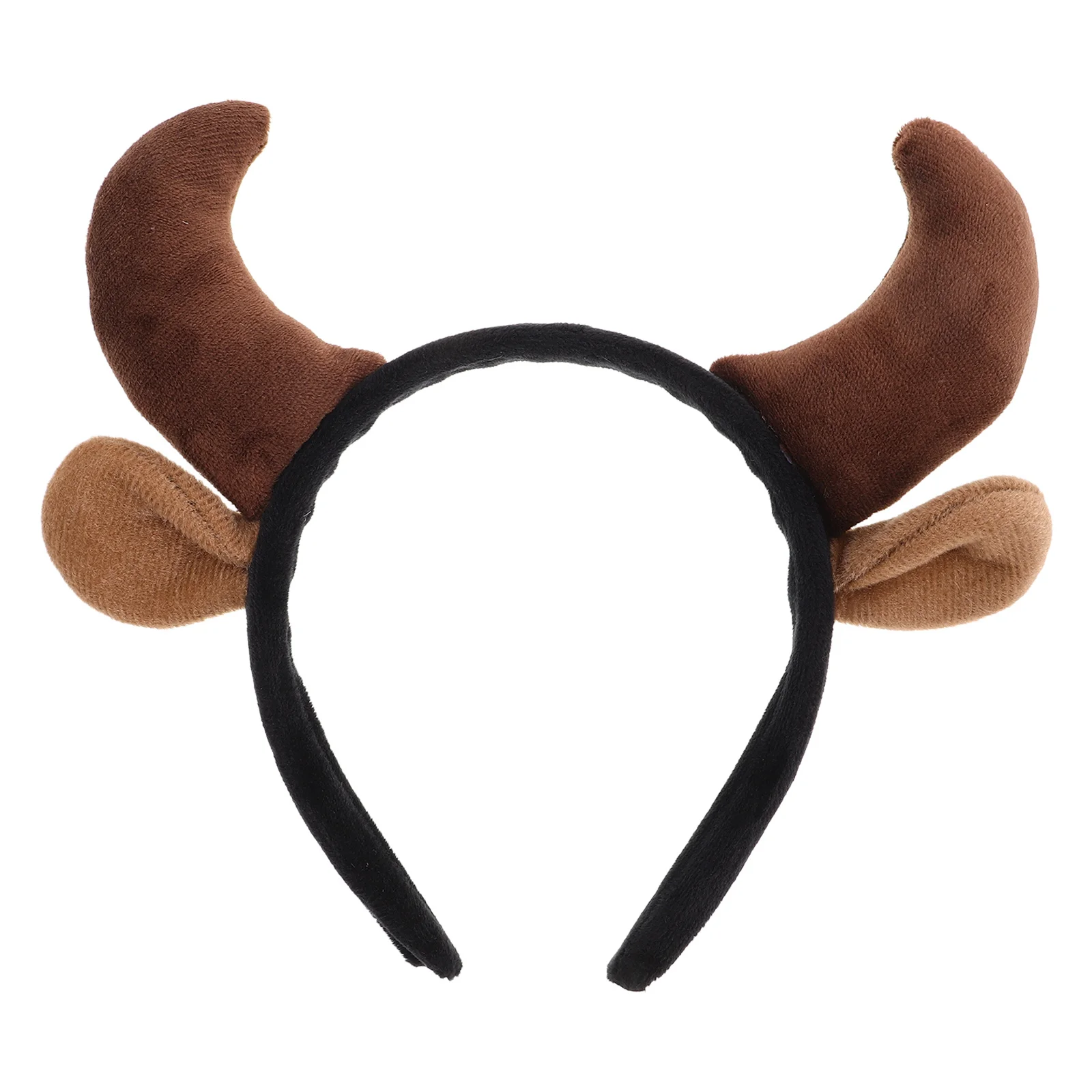 

Забавная повязка на голову в виде коровы для детских фотосессий и игр, а также для взрослых для умывания лица, игривый обруч для волос с рогами животного для макияжа и костюмированных мероприятий