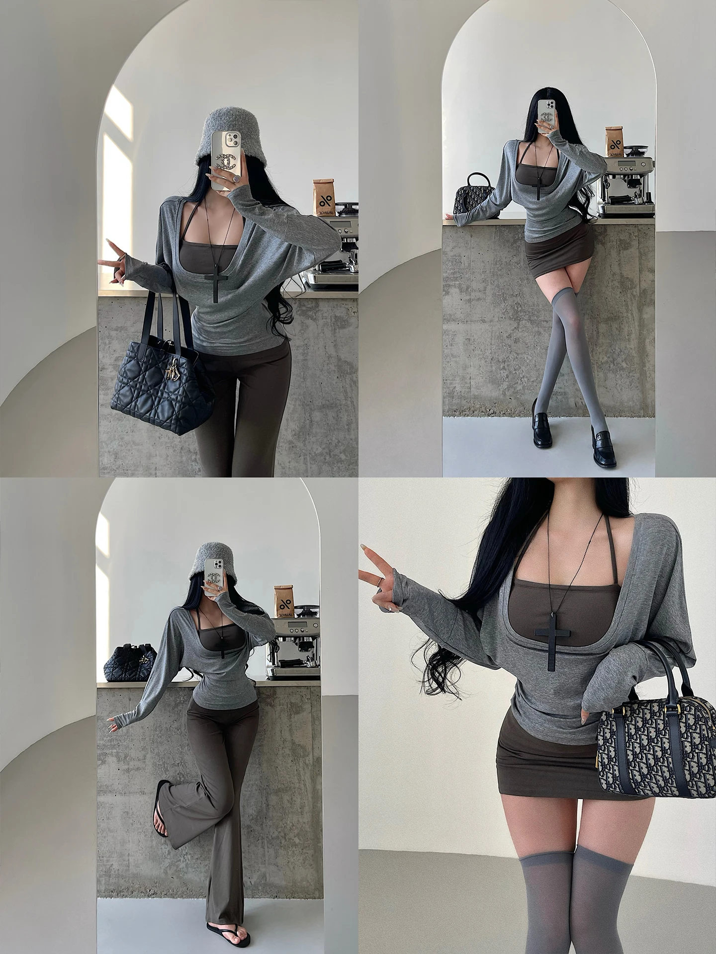 طقم نسائي من أربع قطع بأسلوب ا - مراجعة Women'S Young Fashion وسعره